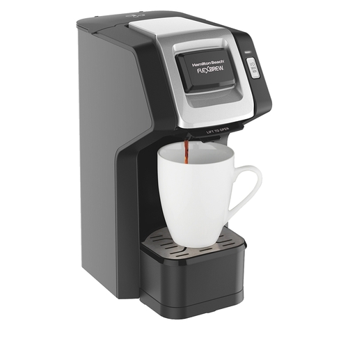 49974 Coffee Maker, 10 oz Capacity, 1050 W, Black/Silver