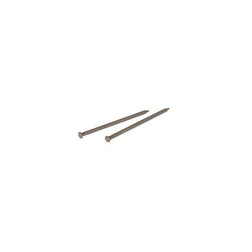 Panel Nail, 1-5/8 in L, Steel, Panel Head, Ring Shank, Gray, 6 oz - pack of 5