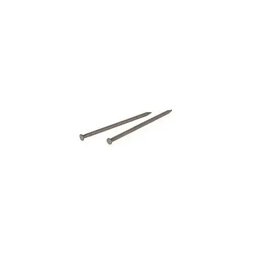 Panel Nail, 1-5/8 in L, Steel, Panel Head, Ring Shank, Gray, 6 oz