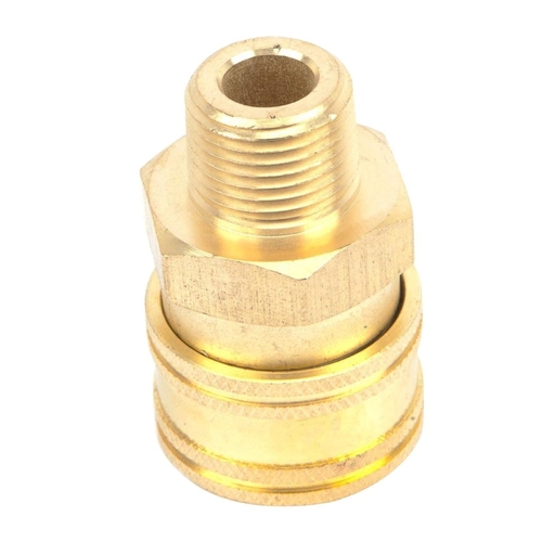 Coupler, 3/8 in Connection, FNPT, Brass