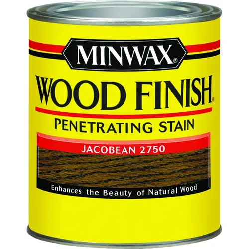 Wood Finish Wood Stain, Jacobean, Liquid, 1 qt, Can - pack of 4