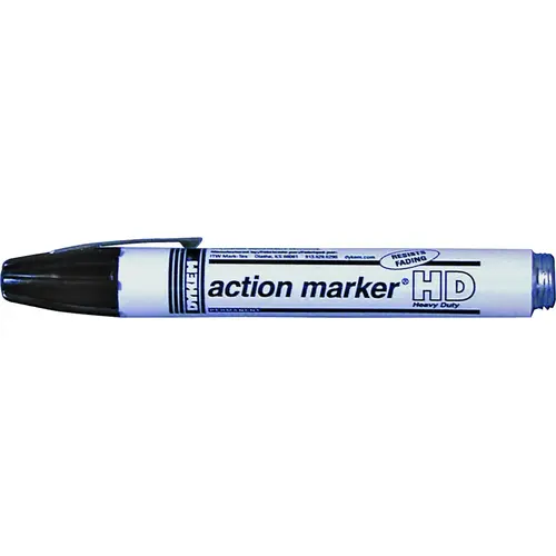 Dykem 44203 Permanent Marker, Black