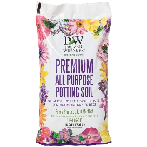 Premium Potting Soil, 16 qt Bag