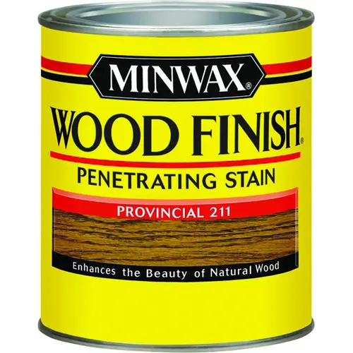 Wood Finish Wood Stain, Provincial, Liquid, 1 qt, Can - pack of 4