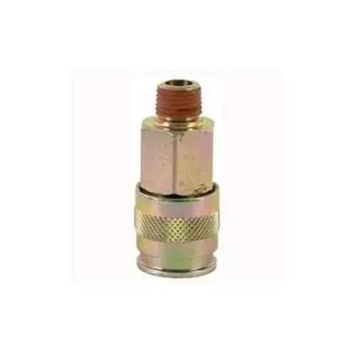 Coupler, 3/8 x 1/4 in, MNPT, Aluminum