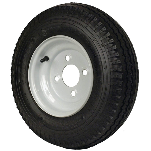 Martin Wheel DM408B-4I Trailer Tire, 590 lb Withstand, 4-1/2 in Dia ...