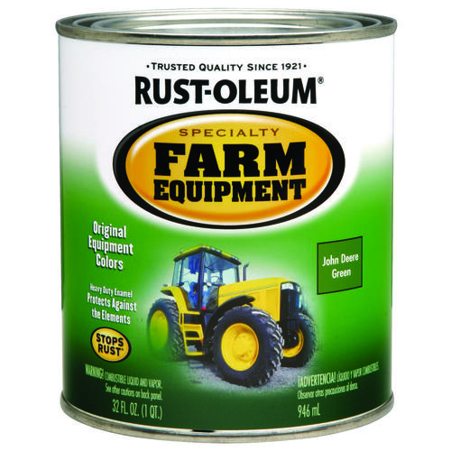 Rust-Oleum 280108 SPECIALTY 7435502 Farm Equipment Enamel, Green, 1 qt Can