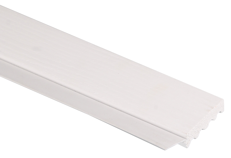 Gossen 236016706 236016706 Garage Door Weatherstrip, 16 ft H, PVC, White