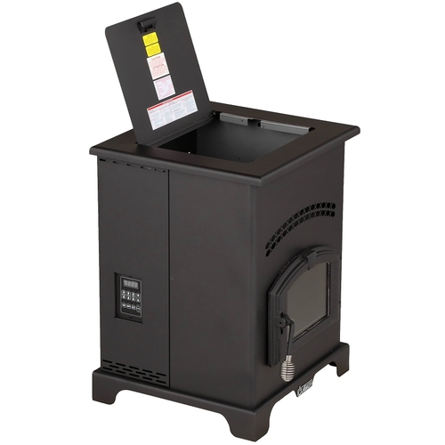 US Stove AP130 Pellet Stove, 26 in W, 25 in D, 35 in H, 48000 Btu