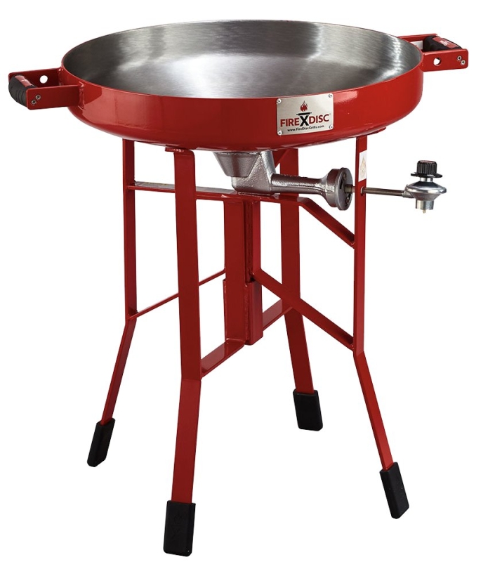 FIREDISC TCGFDM22HRR Cooker, Propane, Carbon Steel Red