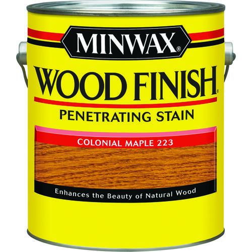 Wood Finish Wood Stain, Colonial Maple, Liquid, 1 gal, Can