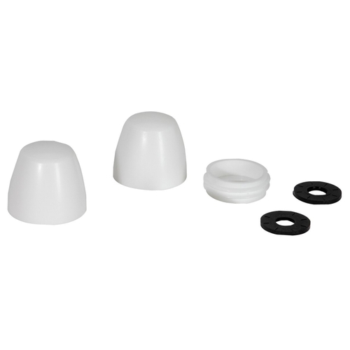 Fluidmaster 7110T-002-P10 SMART CAP Series Toilet Bolt Cap, Polypropylene, White - pack of 2