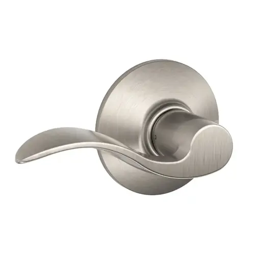 Sacramento Series Door Lever, 5-3/8 in L Lever, Metal, Satin Nickel