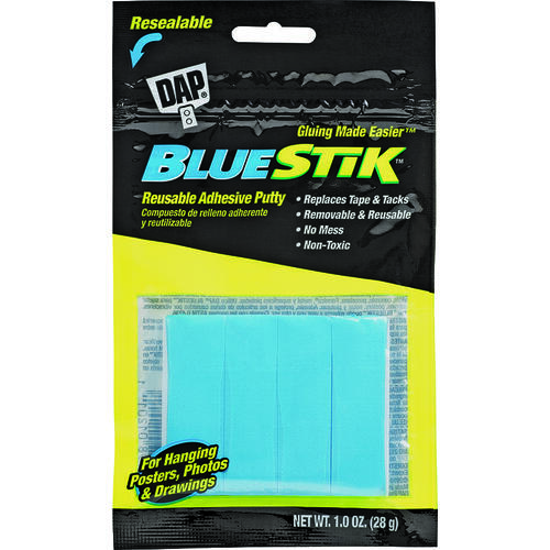 DAP 01201-XCP12 Bluestik Adhesive Putty, Blue - pack of 12