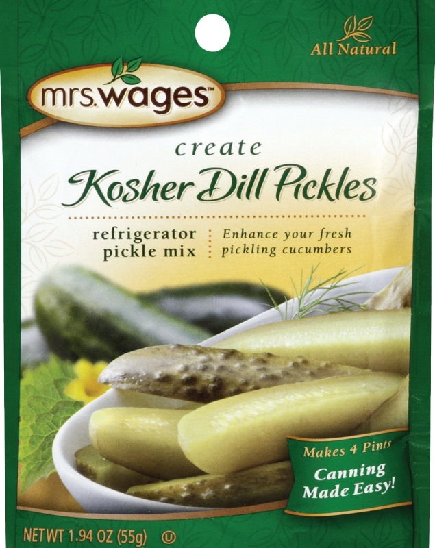 Mrs. Wages W626-DG425 Refrigerator Pickle Mix, 1.94 oz Pouch