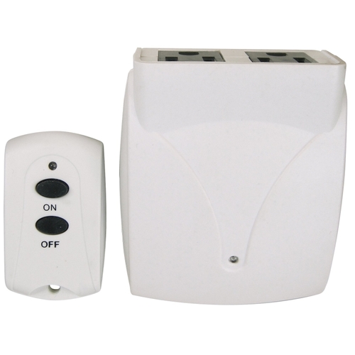 Prime Tnrc21 Indoor Wireless Remote Timer 125 V White 