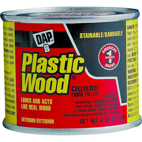 DAP 21404 Plastic Wood Wood Filler, Paste, Strong Solvent, Pine, 4 oz