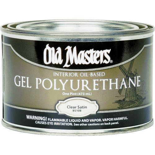 Old Masters 85108 Polyurethane, Gloss, Liquid, Clear, 1 pt, Can