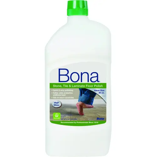 Bona WP511059001 Stone, Tile & Laminate Floor Polish, 32 oz. White