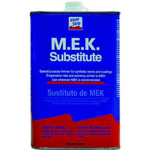 Klean Strip QME71SUB Methyl Ethyl Ketone Substitute, Liquid, 1 qt Metal Can