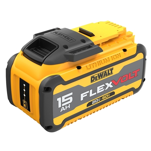 FLEXVOLT Cordless Battery Pack, 20/60 V Battery, 15 Ah, Includes: 3 LED Fuel Gauge Charge Indicator