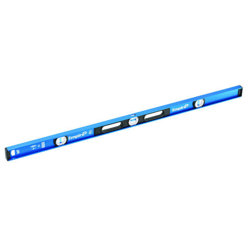 500 Series I-Beam Level, 48 in L, 3-Vial, Magnetic, Aluminum, Blue