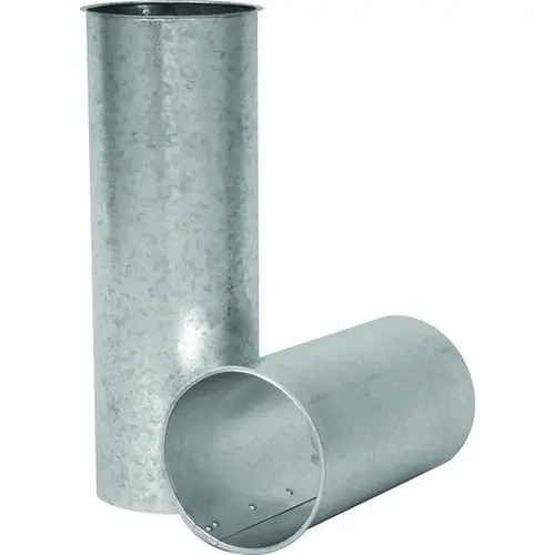 Chimney Thimble, 28 Gauge, Galvanized Steel, Galvanized - pack of 6