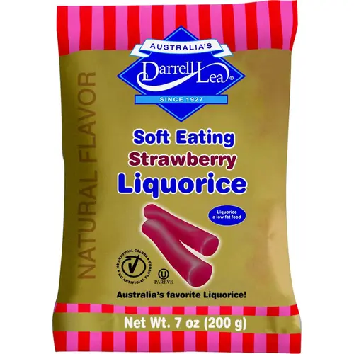 DLSL8 Licorice, Natural Flavor, 7 oz Bag Black