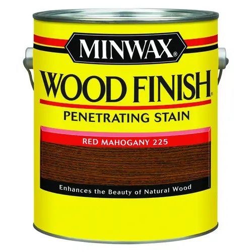 Wood Finish Wood Stain, Red Mahogany, Liquid, 1 gal, Can