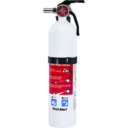 First Alert REC5 Rechargeable Fire Extinguisher, 2 Lb Capacity, Sodium ...