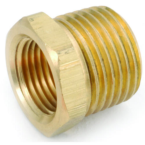 Hex Pipe Bushing, 1/2-14 x 1/8-27 in, MNPT x FNPT, 1000 psi Pressure