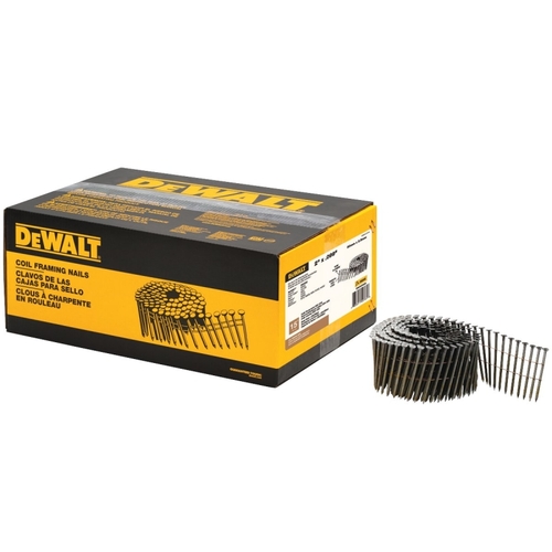 DEWALT DWC6P99D Framing Nail, 2 in L, Bright, Full Round Head, Smooth Shank - pack of 3600