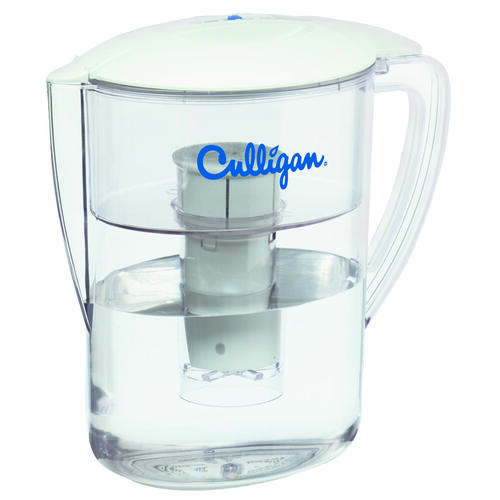 Culligan PIT-1 Water Filter Pitcher, 2 qt Capacity, 50 gal Cartridge, Plastic, Clear