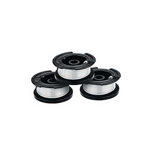 Black+Decker AF1003ZP String Trimmer Line, White pack of 3