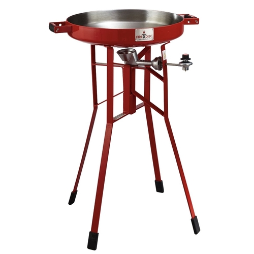 FIREDISC TCGFD22HRR Cooker, 20 qt Capacity, Steel, Red