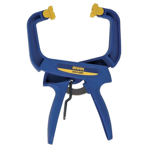 Handi-Clamp Quick-Grip 4" X 3" D Locking 60 lb Blue