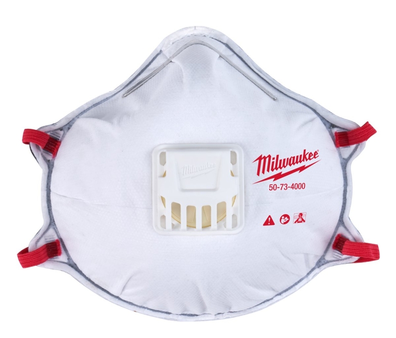 Milwaukee 48-73-4001 Valved Respirator White