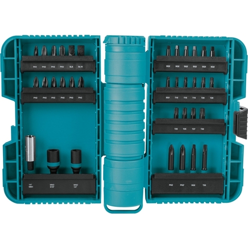 Makita A-98326 ImpactX Driver Bit Set, 35-Piece, Steel, Black, Manganese Phosphate