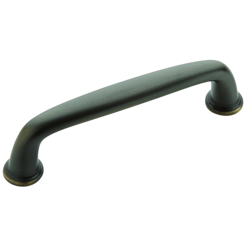 3-3/4" (96 mm) Center to Center Kane Cabinet Pull Roman Bronze Finish