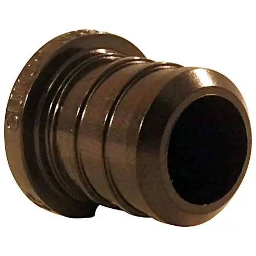 ApolloPEX Series Pipe Plug, 3/4 in, Barb, Poly Alloy Black - pack of 5