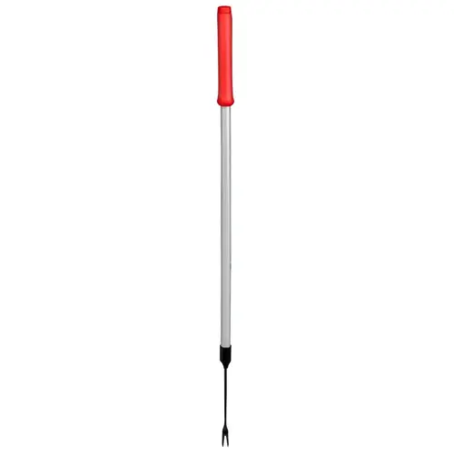 Corona GT 3254 ComfortGEL 2-Prong Weeder, 6.7 in L Blade, Steel Blade, Polymer Handle, 34 in L Handle Red