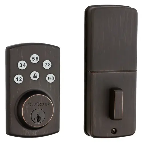 Electronic Deadbolt, Venetian Bronze