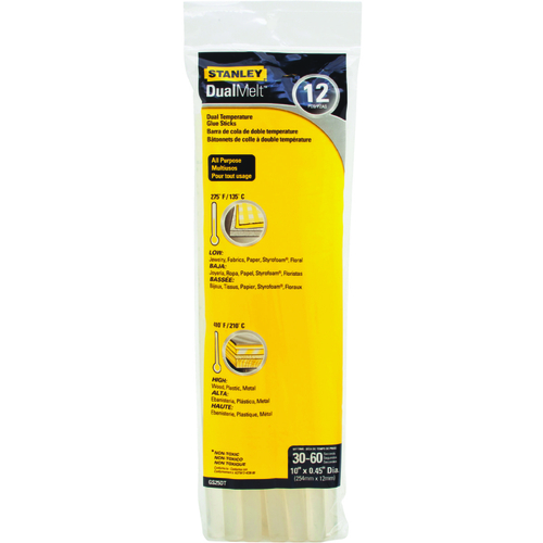 DualMelt Glue Stick, Stick, Resin Odor, Opaque - pack of 12