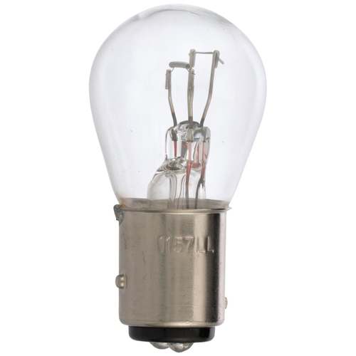 PEAK 1157LL-BPP Miniature Automotive Bulb, 12.8 V, 27 W, Incandescent Lamp, Bayonet Base, Clear Light Pair