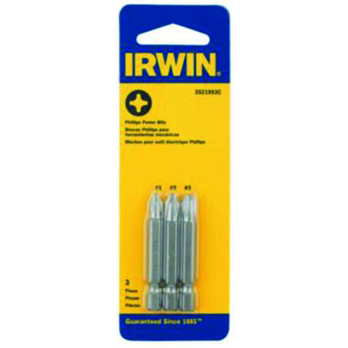 3521993C Power Bit Set, 3-Piece, Steel - pack of 3