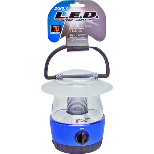 411017 Handheld Lantern, LED Lamp, 40 Lumens Lumens, Blue/Purple/Red/Yellow