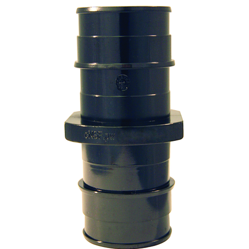 ExpansionPEX Series Coupling, 1 in, Barb, Poly Alloy, 200 psi Pressure Black - pack of 10