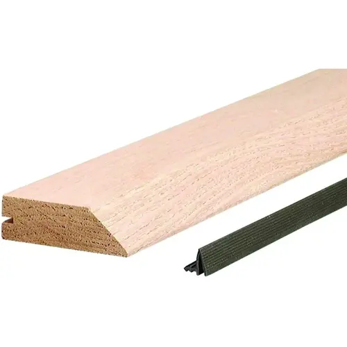 Bumper Threshold, 36 in L, 3-1/2 in W, Hardwood