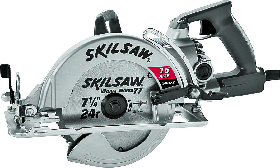 SKIL SPT77W-01 Worm Drive Saw, 15 A, 7-1/4 in Dia Blade, in