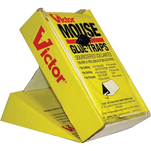 VICTOR M180FR Hold-Fast Mouse Glue Board, Glue Locking - pack of 2